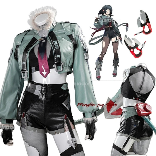 Zenless Zone Zero Jane Doe Cosplay Costume Set