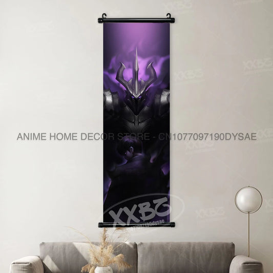Solo Leveling Scroll Poster – Anime Wall Art Hanging Painting