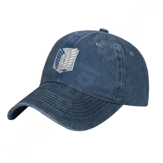 Attack on Titan Logo Baseball Cap – Wings of Freedom Unisex Cotton Hat