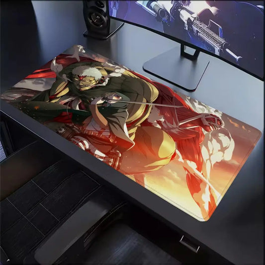 Attack on Titan XXL Mouse Pad – Large Non-Slip Rubber Gaming Desk Mat