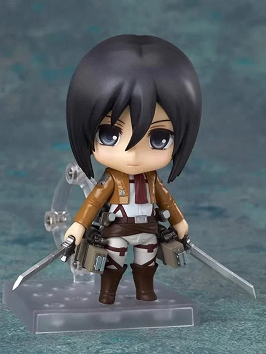 Attack on Titan Mini Figures – Levi, Eren & Mikasa 10cm Set