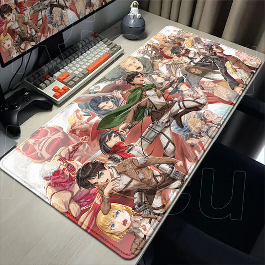 Attack on Titan XXL Mouse Pad – Large Gaming Desk Mat for PC Setup