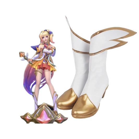 Seraphine Cosplay Boots – High Heel Leather Shoes