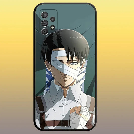 Levi Ackerman Attack on Titan Phone Case – Soft Cover for Samsung A & S Series
