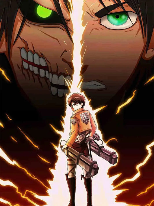 Attack on Titan Anime Poster – Canvas Wall Art for Kids Room