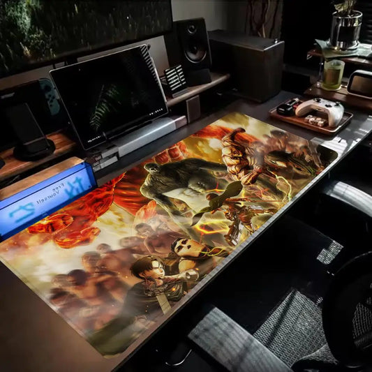 Attack on Titan XXL Mouse Pad – Large Non-Slip Rubber Gaming Desk Mat