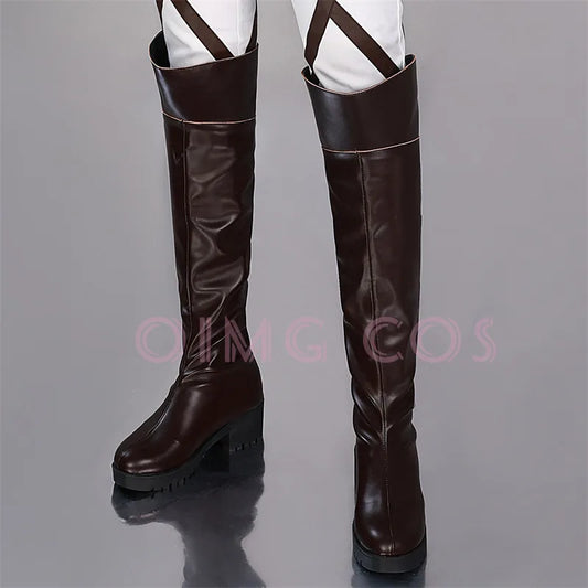 Eren Jaeger Cosplay Shoes – Chinese-Inspired Attack on Titan Footwear