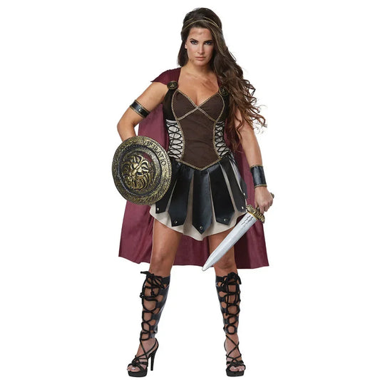 Spartan Roman Warrior Gladiator Cosplay Uniform