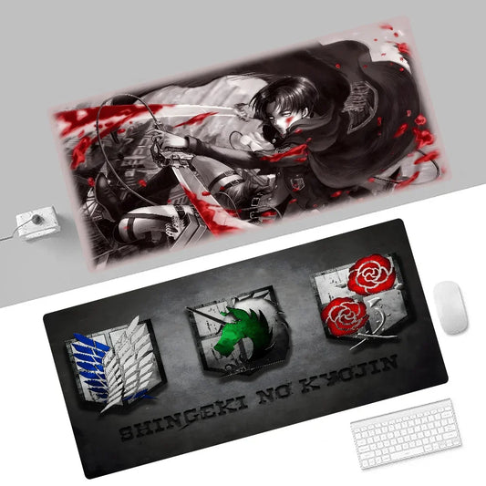 Levi Ackerman Custom Mouse Pad – Unique Gaming Desk Mat for Keyboard & PC