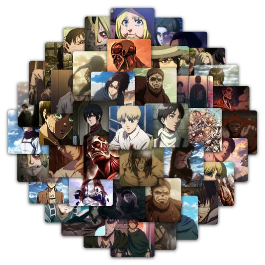 Attack on Titan Sticker Set – 59pcs Style A Anime Fan Art Decor