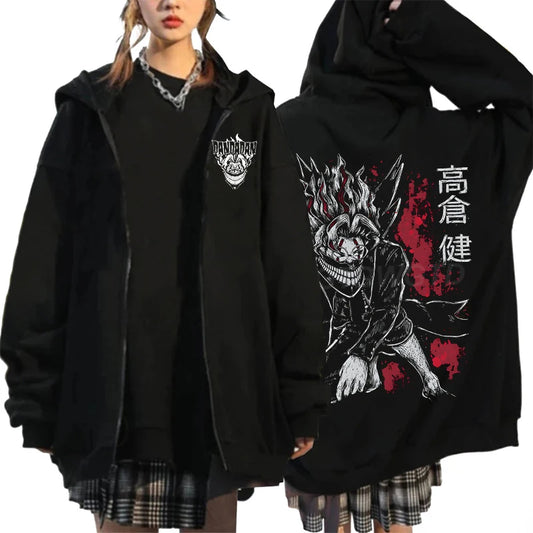 Anime Dandadan Ken Takakura Graphic Hoodie