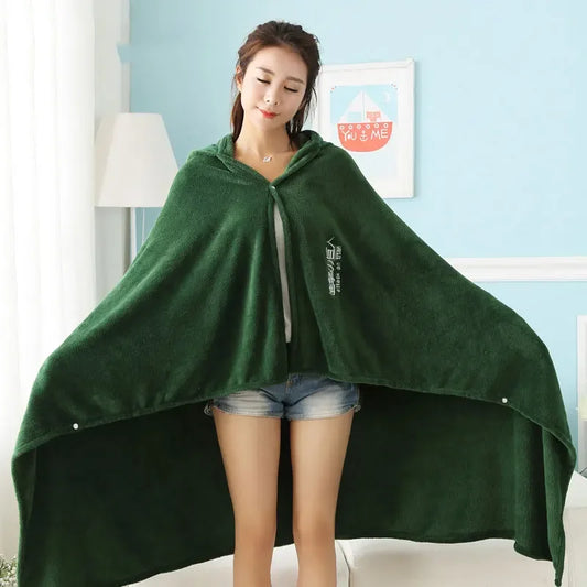 Attack on Titan Survey Corps Blanket Cloak – Flannel Cosplay Hoodie