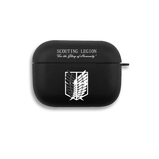 Attack on Titan Earphone Case – Clear Protective Cover for Apple AirPods