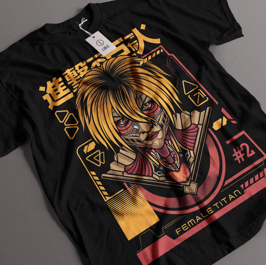 Female Attack on Titan T-Shirt – Shingeki No Kyojin Anime Tee