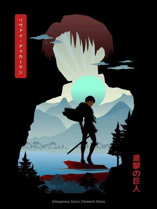 Shingeki no Kyojin Eren Yeager Canvas Print – Attack on Titan Wall Decor