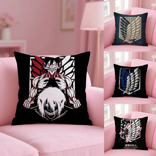 Levi Ackerman Pillow Cover – Attack on Titan Anime Room Decor