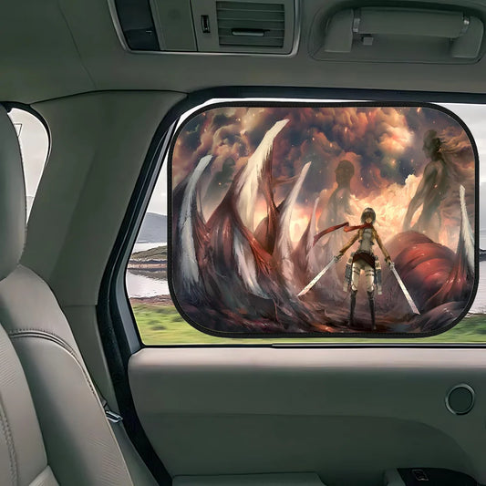 Attack on Titan Car Sunshade