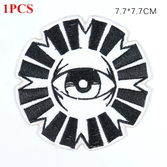 Exquisite Round Burnt Edge Badge Patch