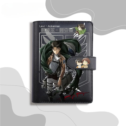 Attack on Titan Anime Notebook – Eren & Mikasa Student Handbook Gift