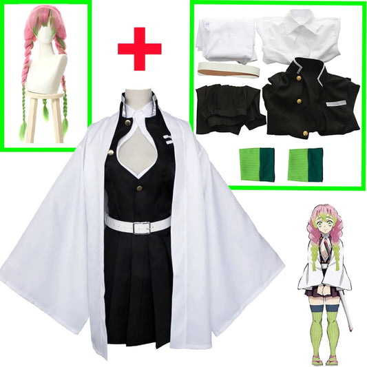 Kanroji Mitsuri Cosplay Costume Full Set