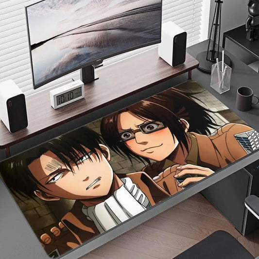 Attack on Titan XXL Mouse Pad – Large Rubber Desk Mat for Gamers
