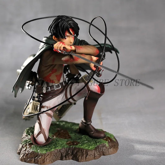 Battle Damage Levi Figure – 18cm PVC Collectible
