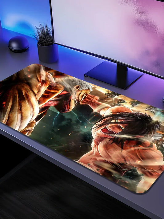 Attack on Titan Gaming Mouse Pad – Custom Size for Laptop & CSGO Players