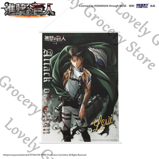 Levi Ackerman Wall Scroll – Attack on Titan Cosplay Poster
