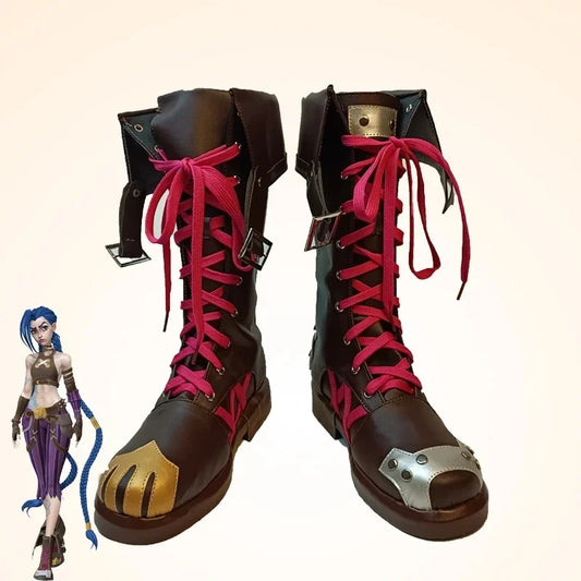 De Fuo Clothing LOL Arcane Jinx Cosplay Boots