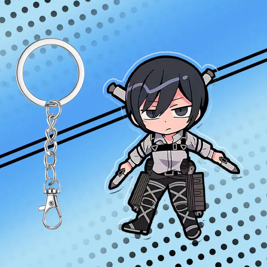 Attack on Titan Acrylic Keychain – 6cm Anime Pendant