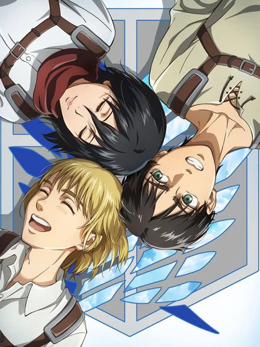 Attack on Titan DIY Diamond Art Kit – 2024 Mosaic & Cross Stitch Craft