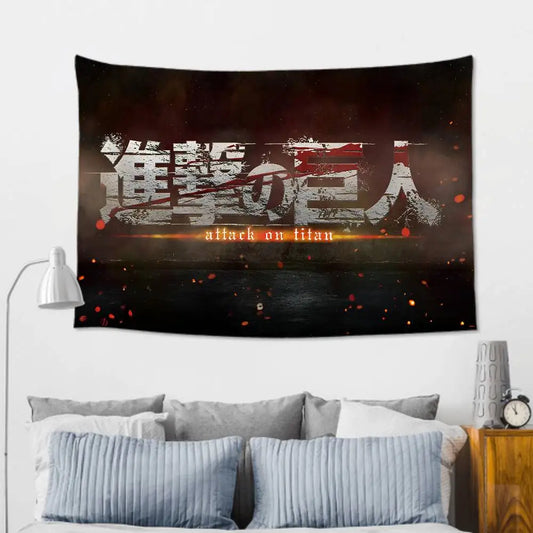 Attack on Titan Anime Tapestry – Stylish Wall & Party Decoration