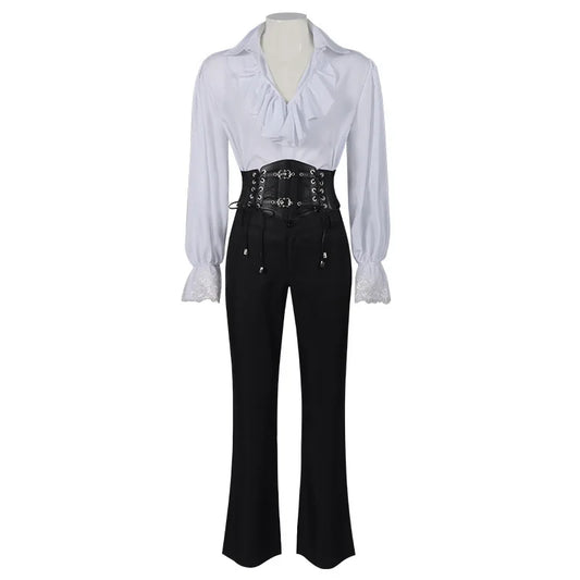 Steampunk Medieval Count Pirate Trenchcoat Costume