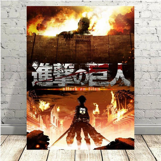 Attack on Titan Diamond Art Painting – Captain Levi & Mikasa DIY Mosaic