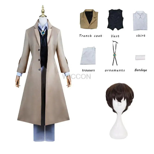 Dazai Osamu Cosplay Costume – Bungo Stray Dogs