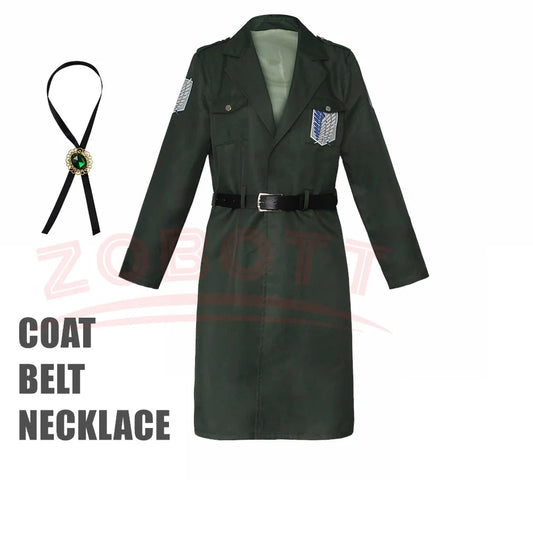 Attack on Titan Eren & Levi Cosplay Costume – Unisex Scouting Legion Uniform
