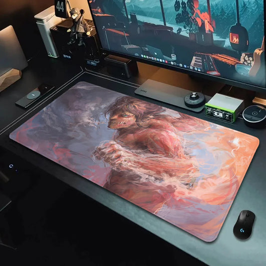 Attack on Titan Mouse Pad – Large Non-Slip Writing & Gaming Desk Mat