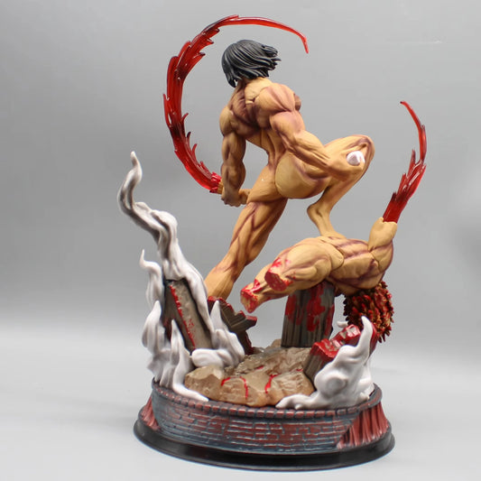 Armored Titan Eren Figure – Attack on Titan PVC GK Statue