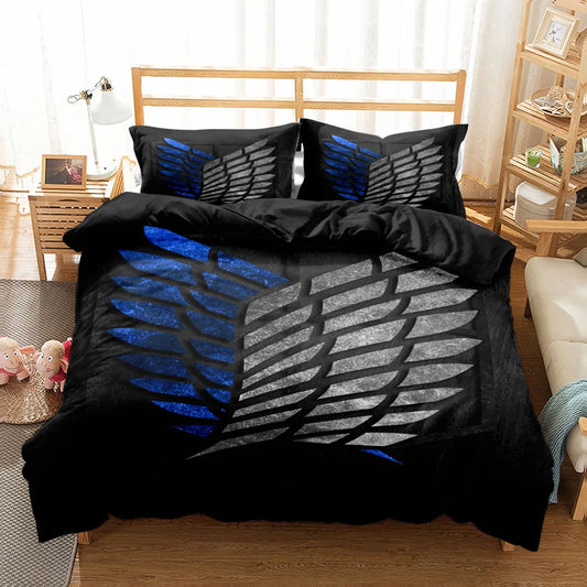 Attack on Titan Duvet Cover Set – Anime Bed Linen in All Sizes
