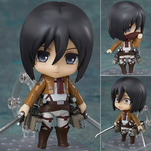 Attack on Titan PVC Action Figure Set – Levi, Eren, Mikasa & Hange