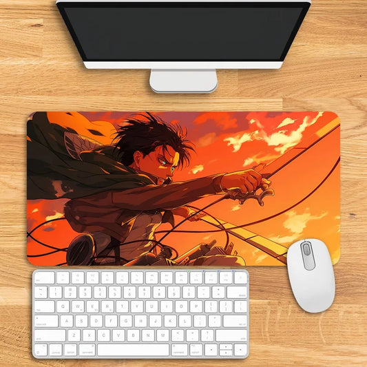 Attack on Titan Extended Mouse Pad – Large Rubber Desk Mat for Laptop & PC