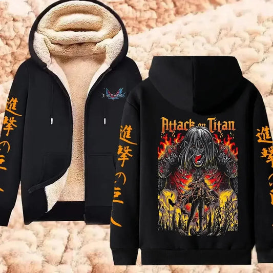 Attack on Titan Winter Warm Zipper Jacket