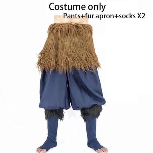 Inosuke Hashibira Demon Slayer Cosplay Costume Set