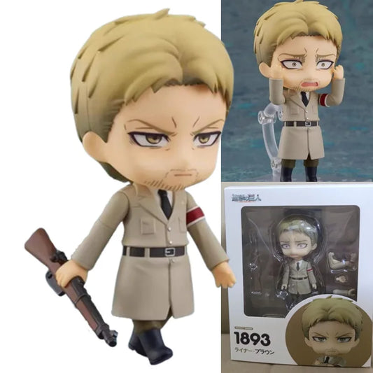 Attack on Titan Cute PVC Figure Set – Hange, Erwin, Mikasa