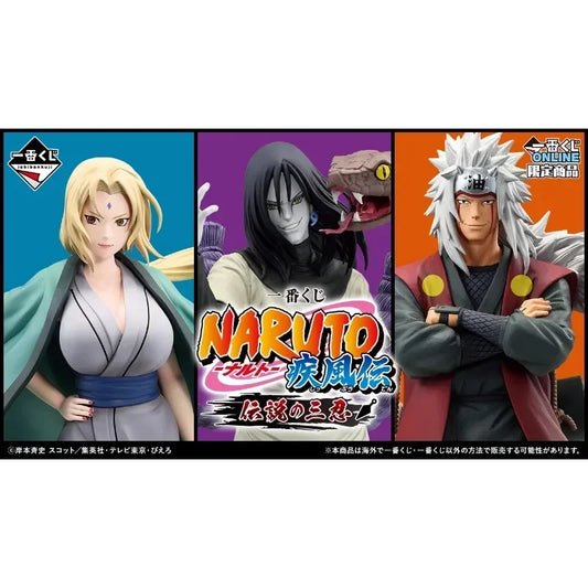 BANDAI Ichiban Kuji Naruto Shippuden Figures – Legendary Sannin & Naruto Uzumaki