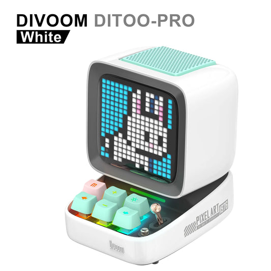 Divoom Ditoo-Pro – Retro Pixel Bluetooth Speaker with LED Display