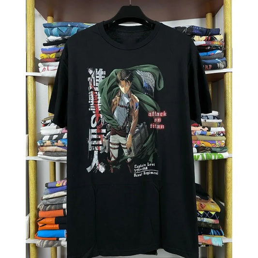 Vintage Attack on Titan Levi Short Sleeve T-Shirt