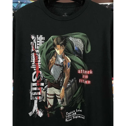 Vintage Attack on Titan Levi Short Sleeve T-Shirt