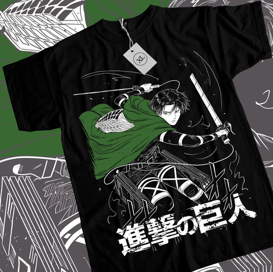 Levi Shingeki No Kyojin T-Shirt – Attack on Titan Anime Tee