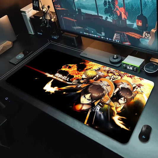 Attack on Titan Gaming Mouse Pad – Custom Size for Laptop & CSGO Players